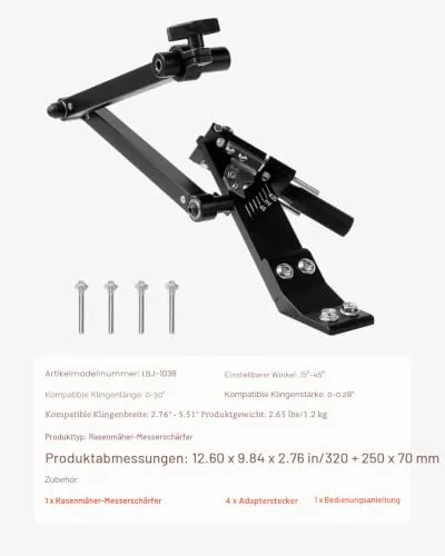 VEVOR Rasenmäher Klingenschärfer UC 7