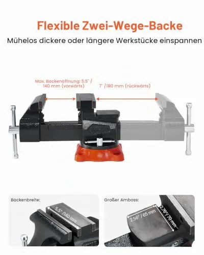 VEVOR Schraubstock 3