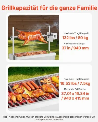 VEVOR Spanferkelgrill 3