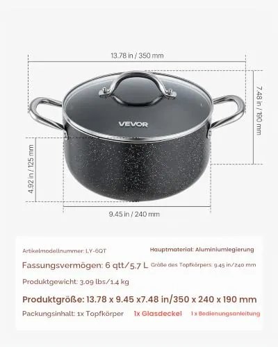 VEVOR Suppentopf UC 7