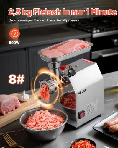 VEVOR Tisch-Fleischwolf UC 2
