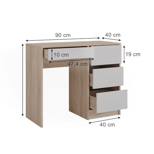Vicco Schreibtisch Sherry 3