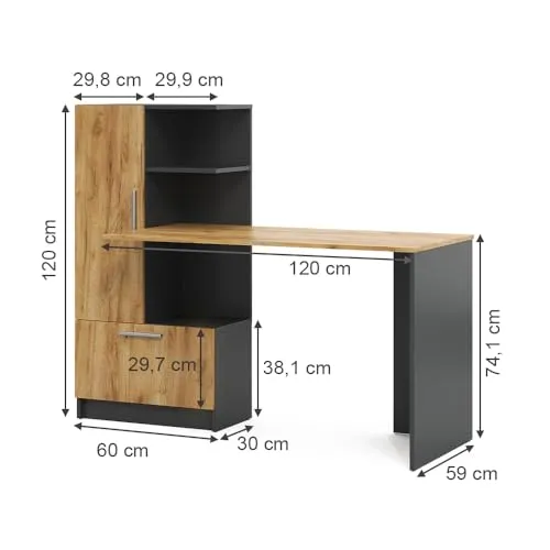 Vicco Schreibtisch Tomy 3