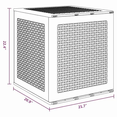 vidaXL Aufbewahrungsbox 4