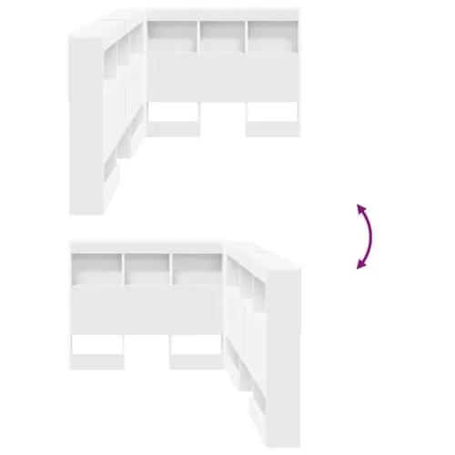 vidaXL Aufbewahrungskopfteil 4