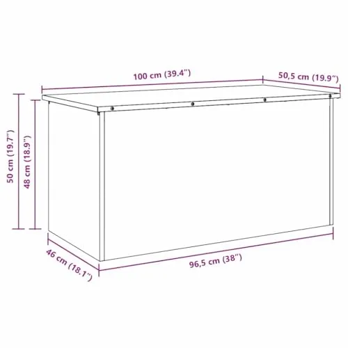 vidaXL Außenlagerbox 3