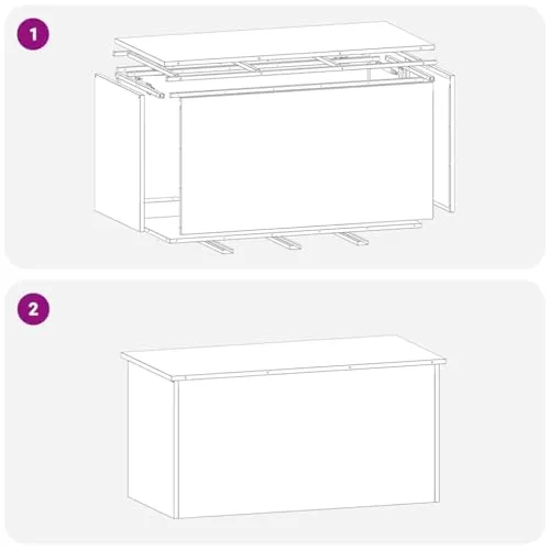 vidaXL Außenlagerbox 4