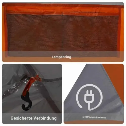 vidaXL Autozelt 4 Personen 6