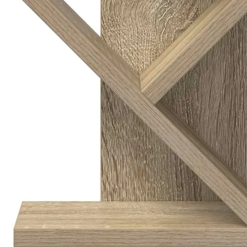 vidaXL Baumbücherregal 3-stöckig 4