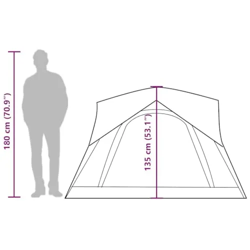 vidaXL Campingzelt 4