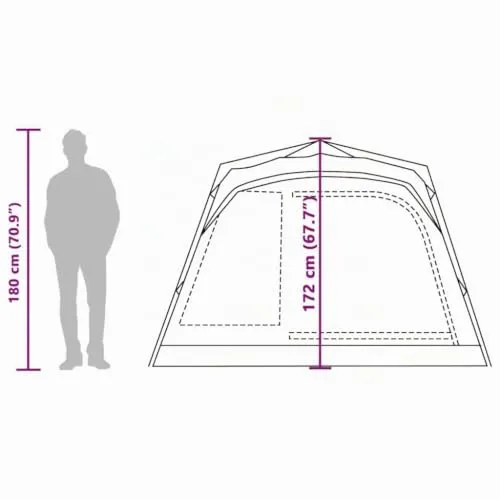 vidaXL Campingzelt UC 4