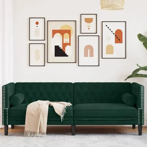 vidaXL Chesterfield 2