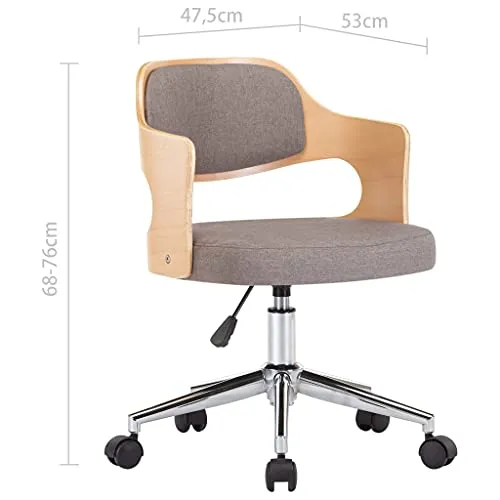 vidaXL Drehbarer Bürostuhl 3