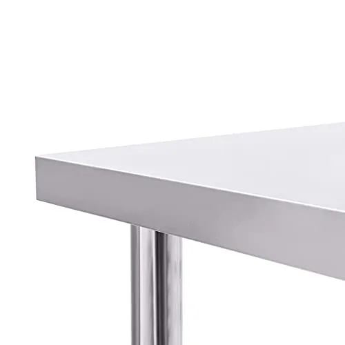 vidaXL Edelstahl Tisch 3