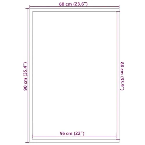 vidaXL Fußmatte 60x90 cm 3