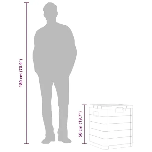 vidaXL Garten-Aufbewahrungsbox 4