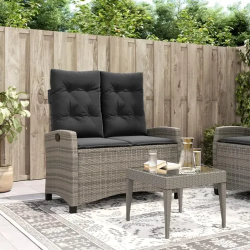 vidaXL Gartenbank Verstellbar 2