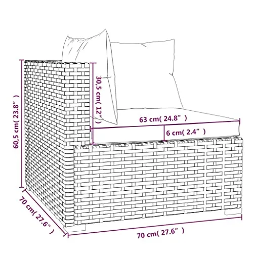 vidaXL Gartenmöbel 7-TLG 4