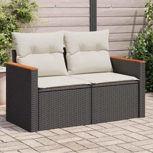 vidaXL Gartensofa 2-Sitzer 2