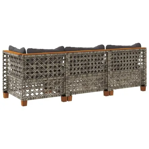 vidaXL Gartensofa 3-Sitzer 5