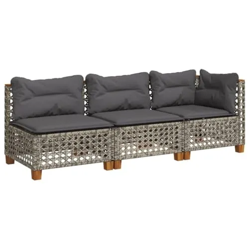 vidaXL Gartensofa 3-Sitzer 7