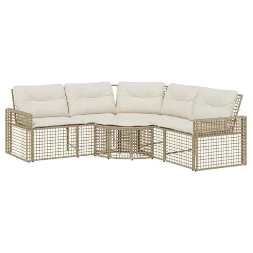 vidaXL Gartensofa L-Form