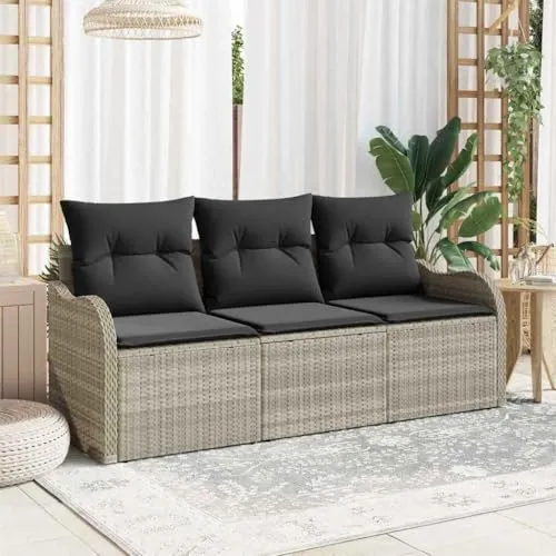 vidaXL Gartensofa-Set 2