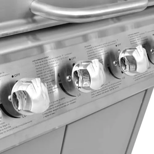 vidaXL Gasgrill 4+1 7