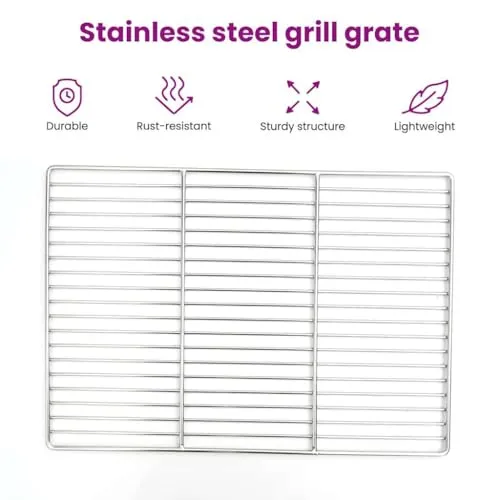 vidaXL Grillrost 60 x 40 cm 3