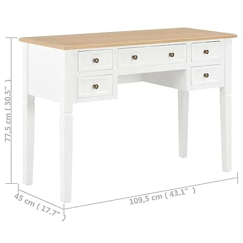 vidaXL Holz Schreibtisch UC 3