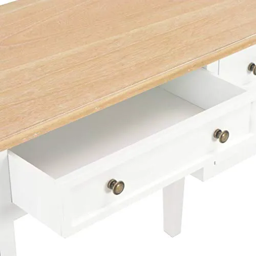 vidaXL Holz Schreibtisch UC 5