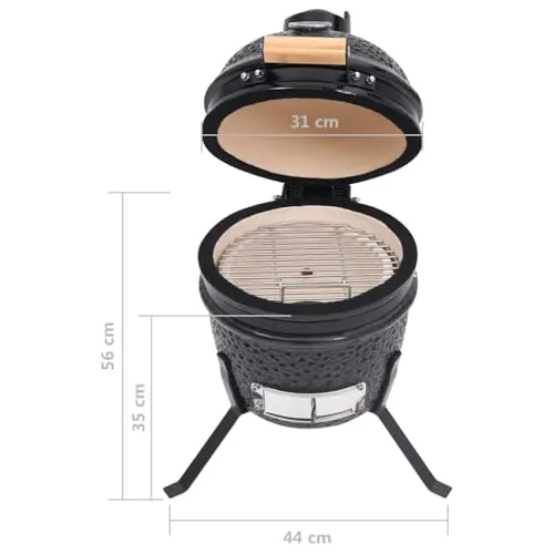 vidaXL Kamado 2-in-1 2