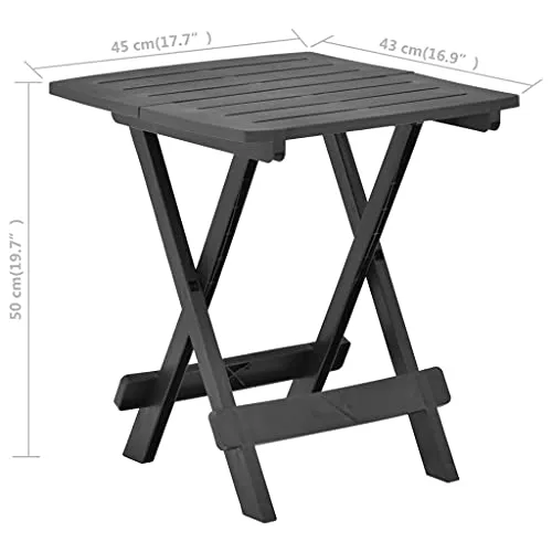 vidaXL Klapptisch 2