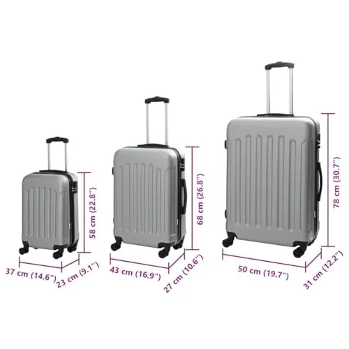 vidaXL Koffer UC 2