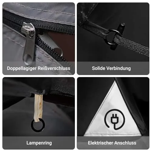 vidaXL Kuppelzelt 5