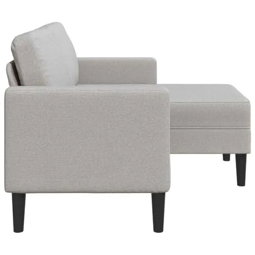 vidaXL L-förmiges Sofa UC 5