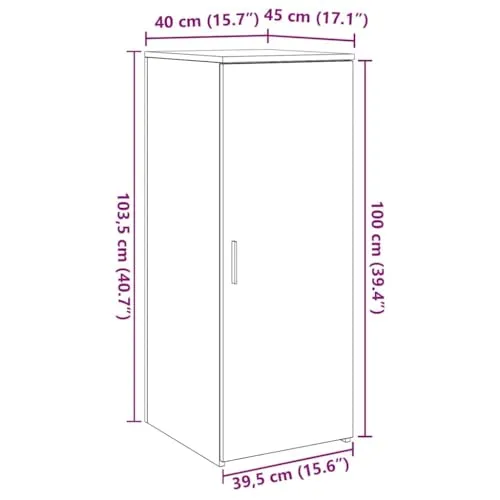 vidaXL Lagerschrank 2