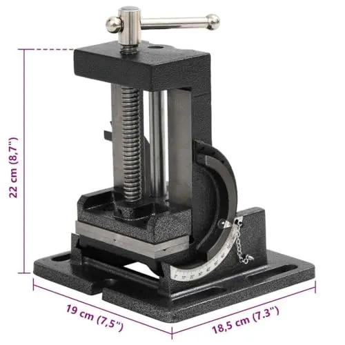 vidaXL Maschinenschraubstock 2