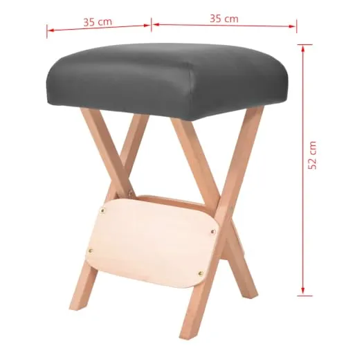 vidaXL Massage-Klapphocker 2
