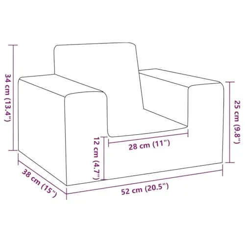 vidaXL Minisofa 3
