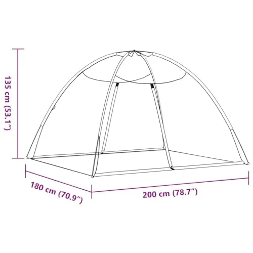 vidaXL Moskito-Netzzelt Mongolisch 220 3