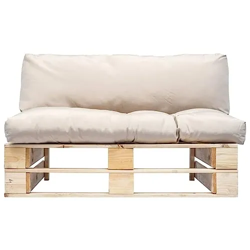 vidaXL Outdoor-Sofa Paletten