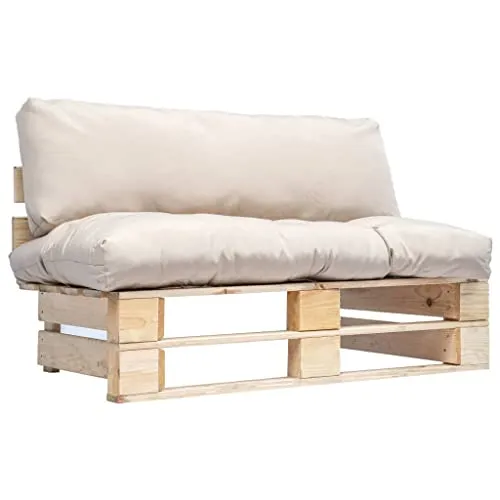 vidaXL Outdoor-Sofa Paletten 3