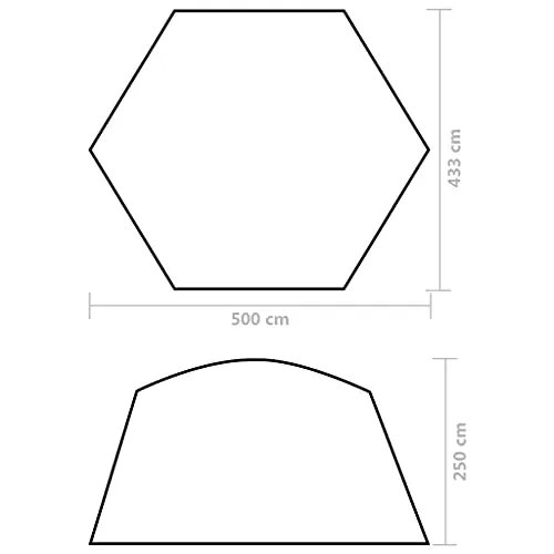 vidaXL Pool-Zelt 2