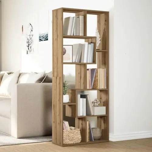 vidaXL Raumteiler-Bücherregal 2