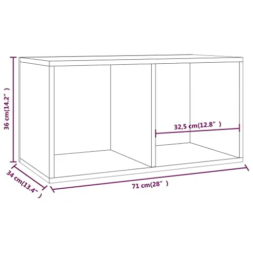 vidaXL Schallplatten-Aufbewahrungsbox 3