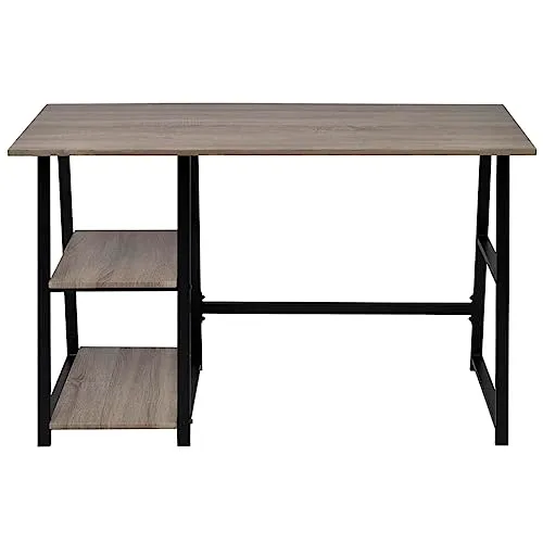 vidaXL Schreibtisch 2 Regale