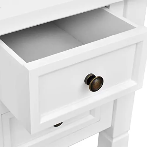 vidaXL Schreibtisch 5 Schubladen 4