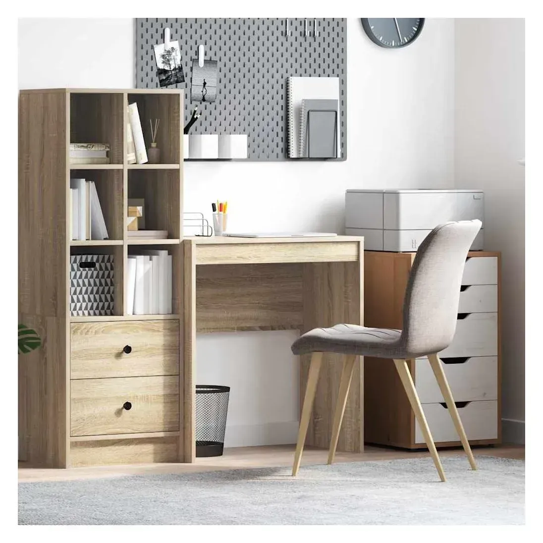 vidaXL Schreibtisch Sonoma