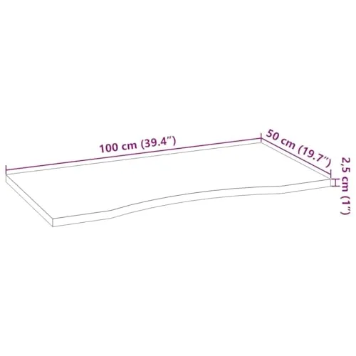 vidaXL Schreibtischplatte UC 3